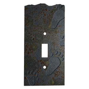 Bear Tracks Coppers Mine Stone Switch Plate