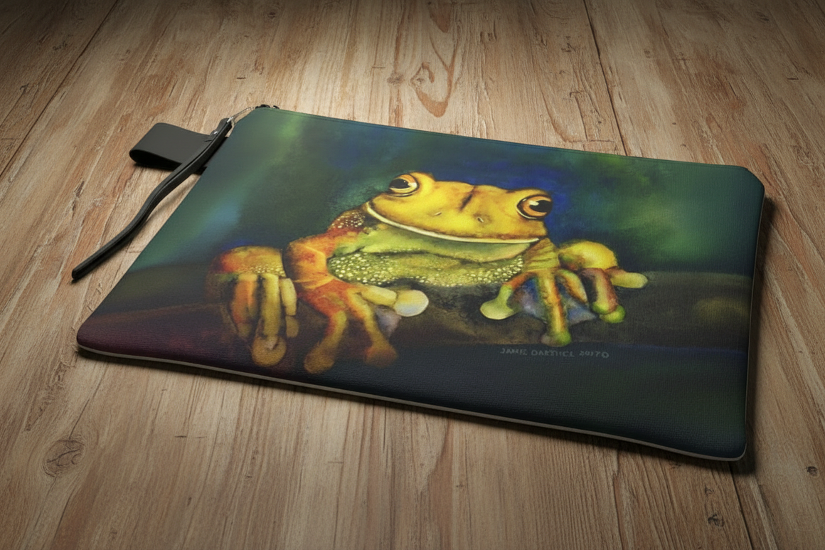 Handsome Frog Zipper Carry All Bag