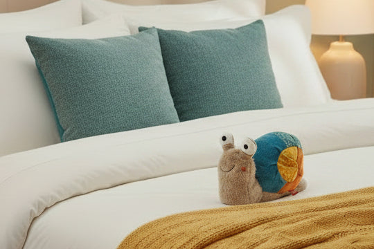 Patchwork Snail Plush Toy
