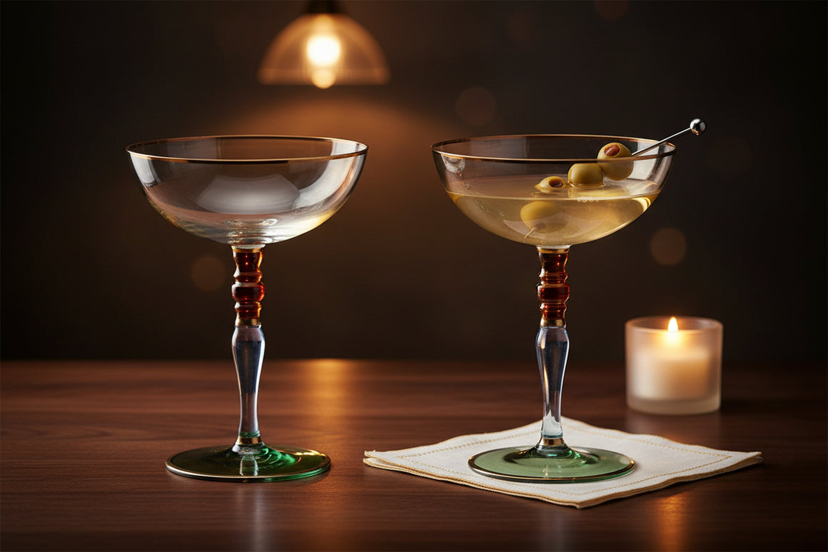 Khen Ravello Coupe Glassware - Set of 2