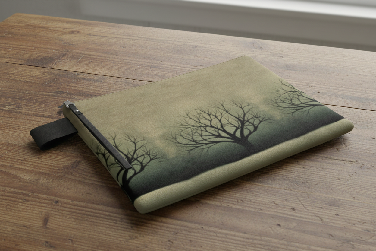 Winter Trees Zipper Carry All Ba