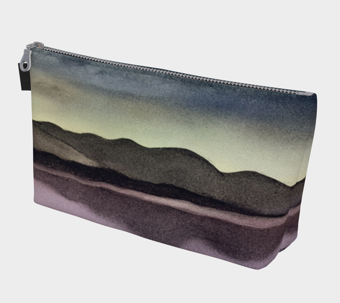 Ashokan Reservoir Zipper Make Up Bag