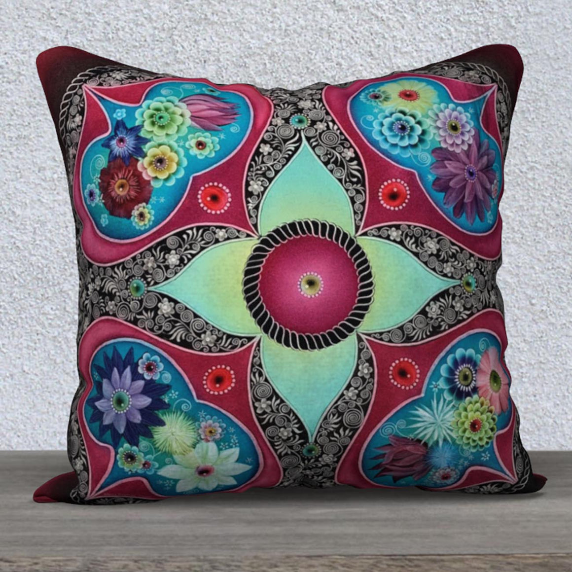 Four Points Pillow by Jamie Barthel
