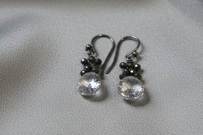 Sterling with Pyrite and White Topaz by Michelle Pressler