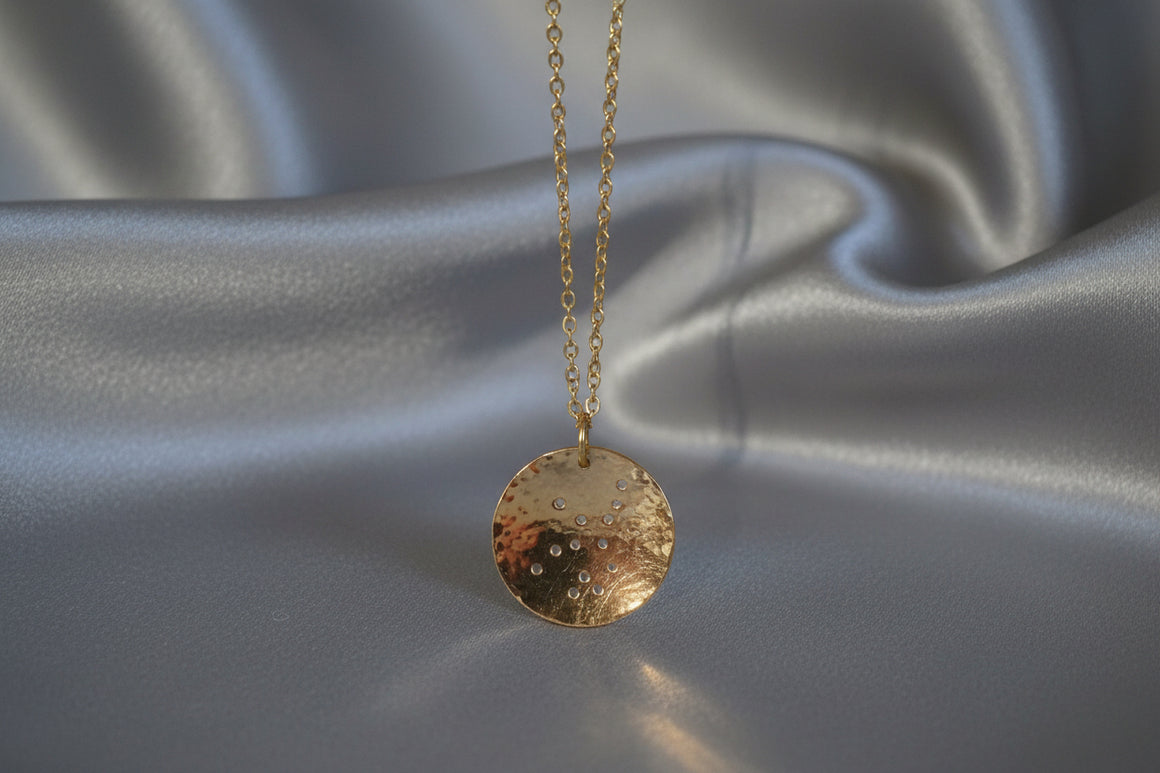 Handcrafted Virgo Constellation Necklace