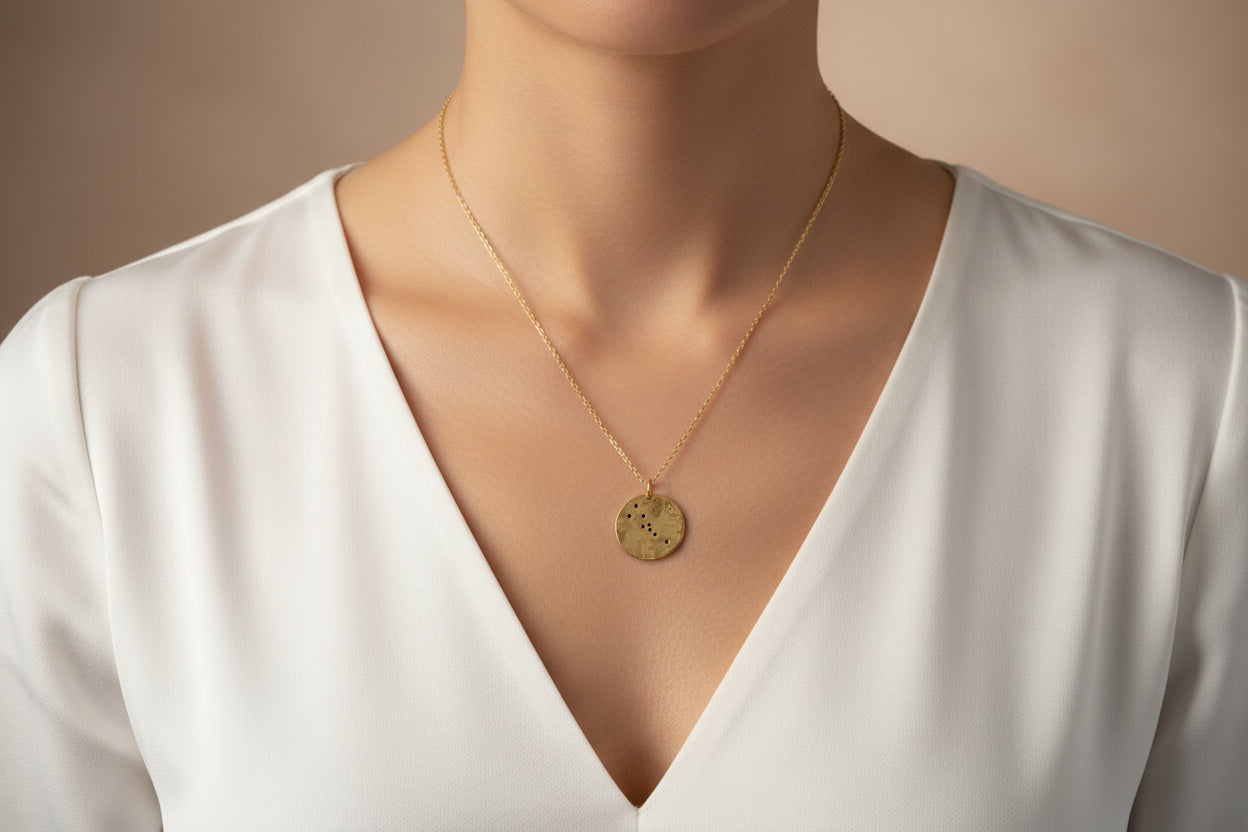 Handcrafted Taurus Constellation Necklace