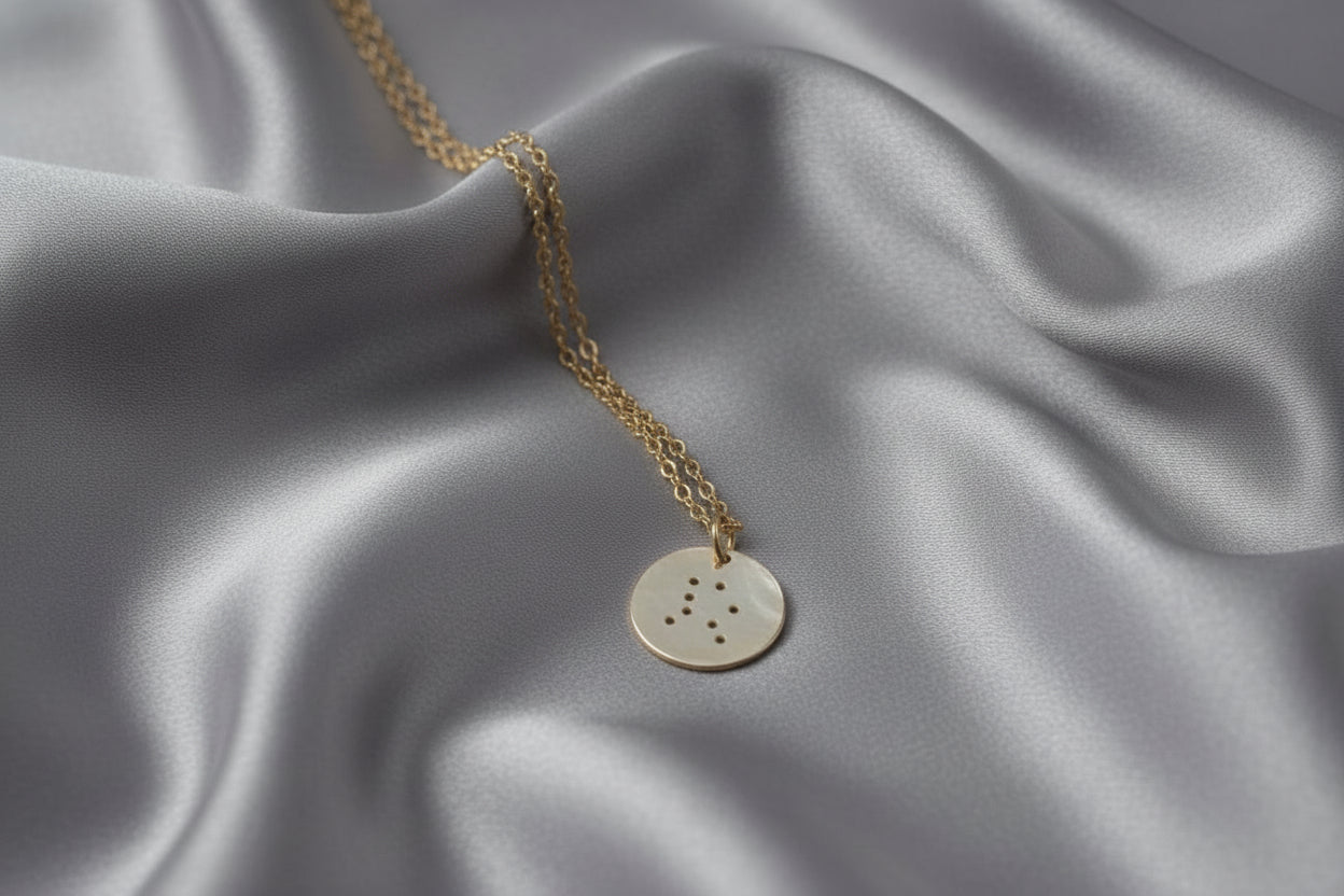Handcrafted Libra Constellation Necklace