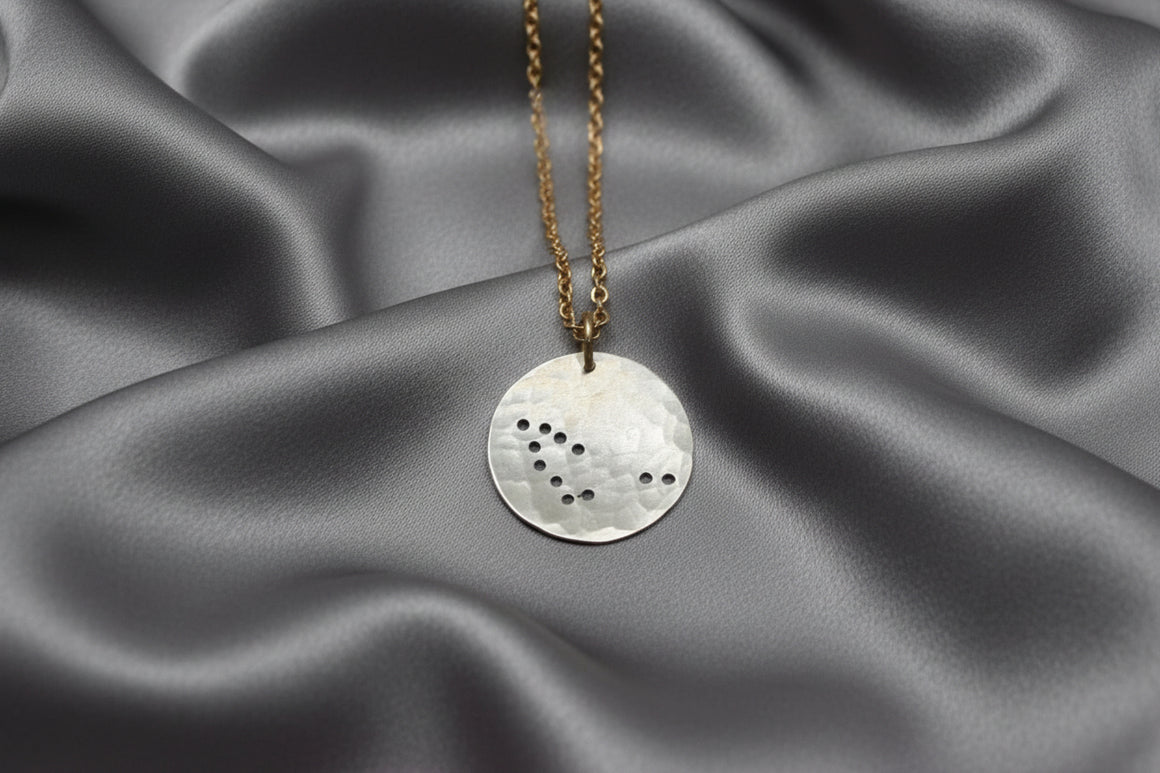 Handcrafted Capricorn Constellation Necklace