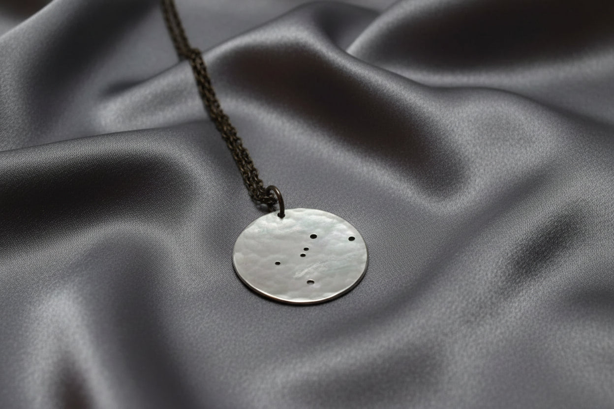 Handcrafted Cancer Constellation Necklace