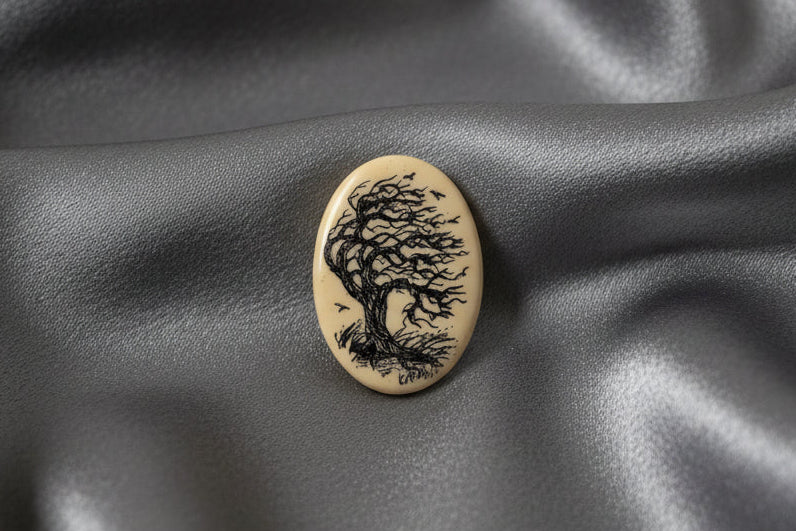 Tie Tack Pin- Wind Blown Tree by Tree of Life