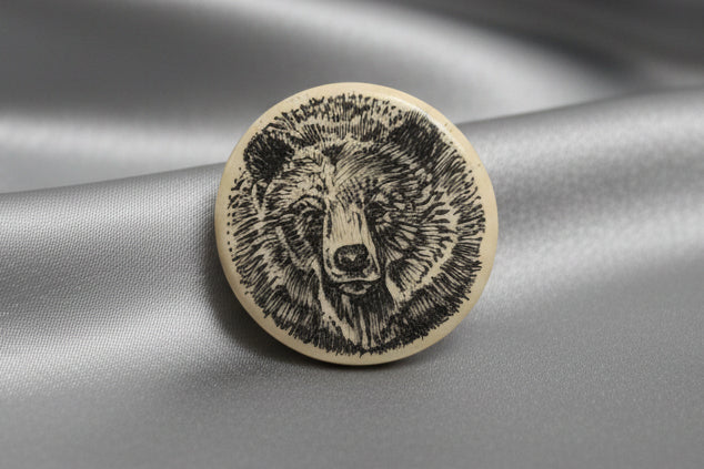 Tie Tack Pin- Bear Portrait by Tree of Life