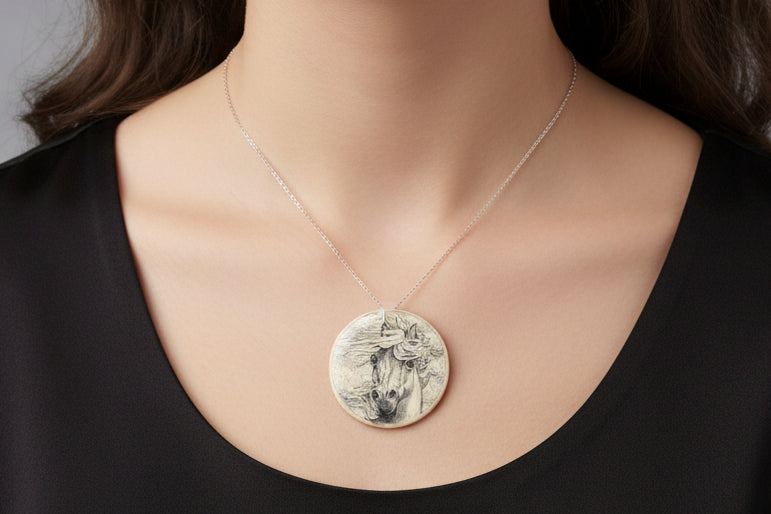 The Tempest Horse Pin or Necklace by Tree of Life