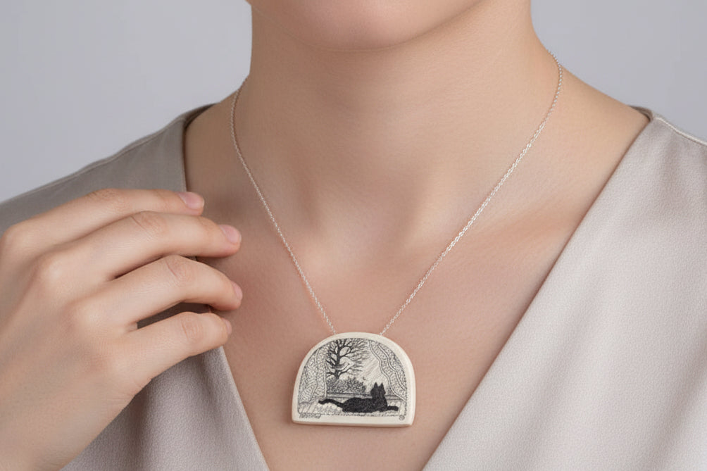 "Daily Meditation" Pin or Necklace by Tree of Life