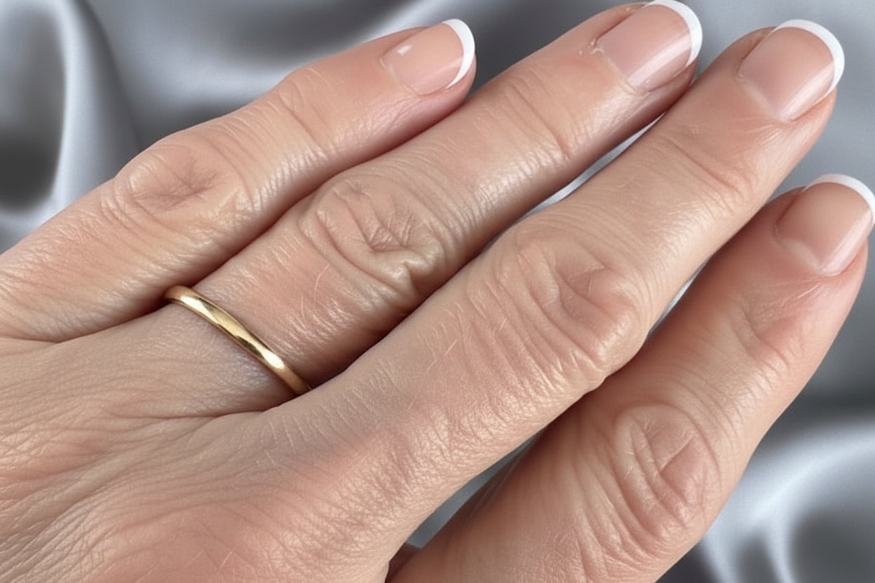 2mm Width Polished Rounded Sterling Band