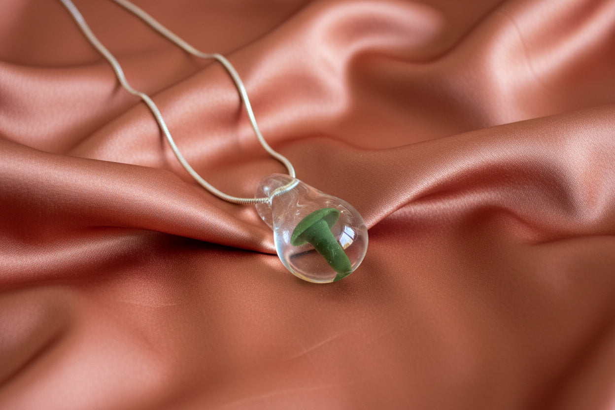 Mushroom Necklace by Mark Hamilton