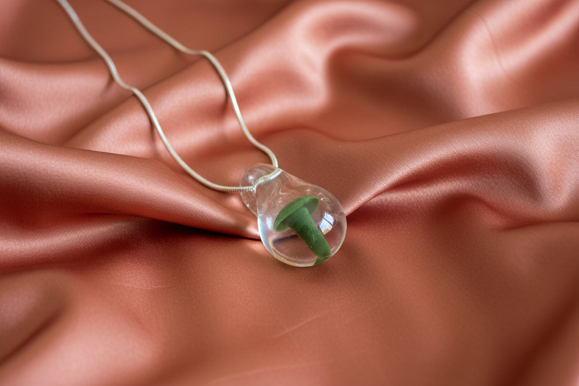 Mushroom Necklace by Mark Hamilton