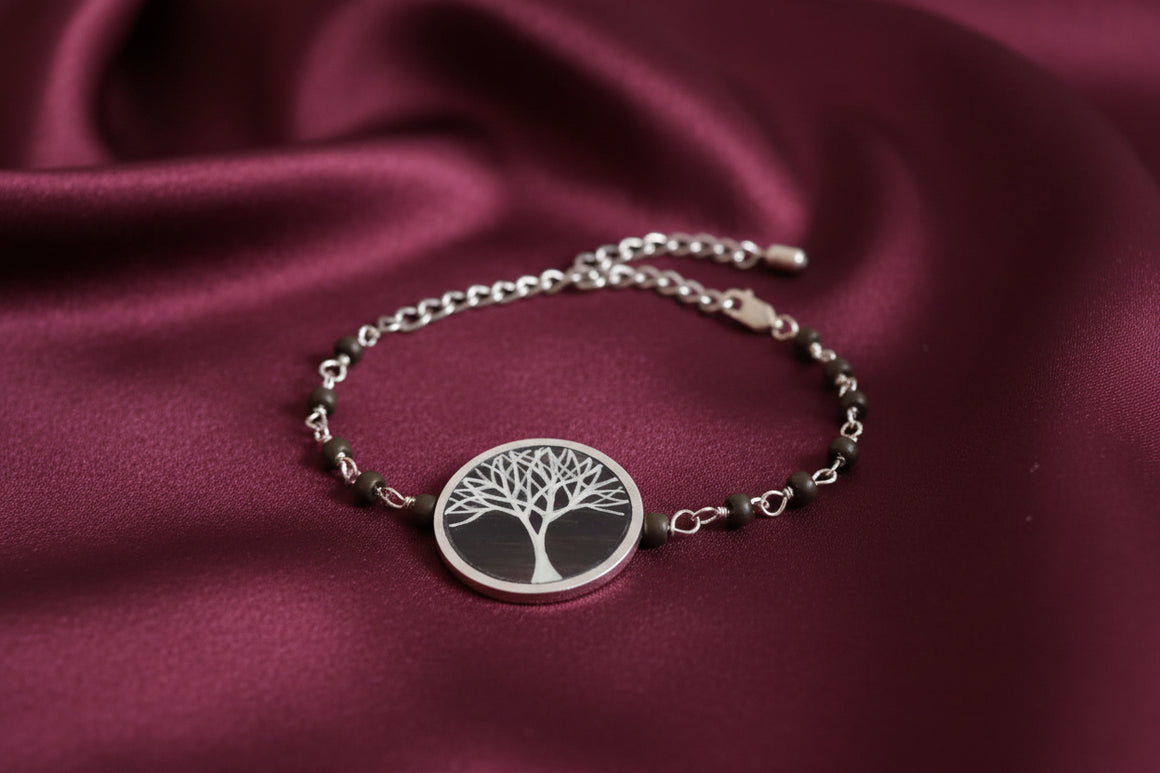 Hand Painted Trees Bracelet