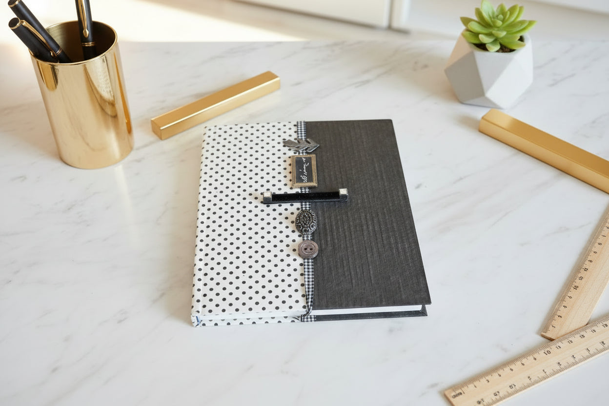 Jill Schwartz Elements Vintage Hand Made Journal