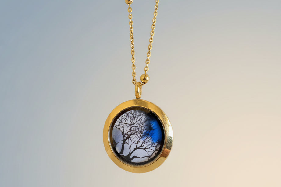 Tree Tops 20" Chandelier Necklace by Jamie Barthel