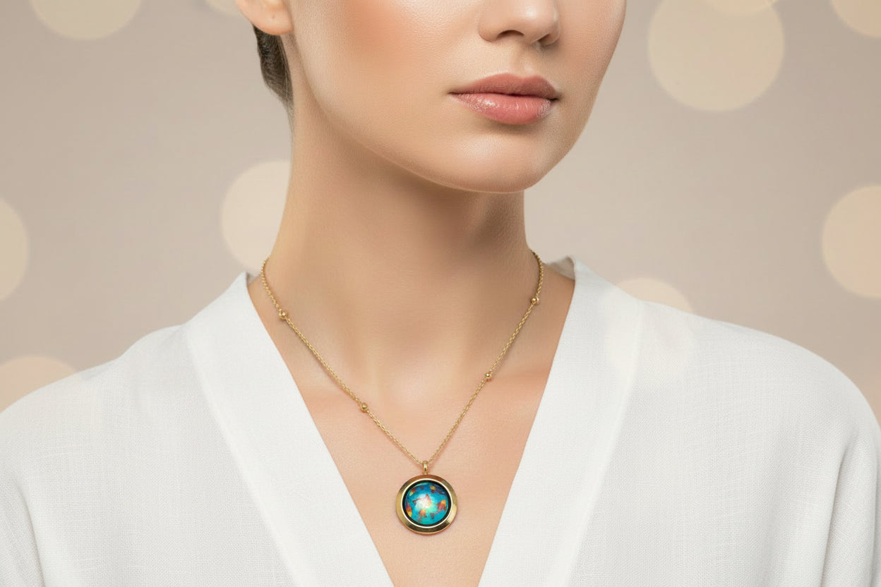 Koi 20" Chandelier Necklace by Jamie Barthel