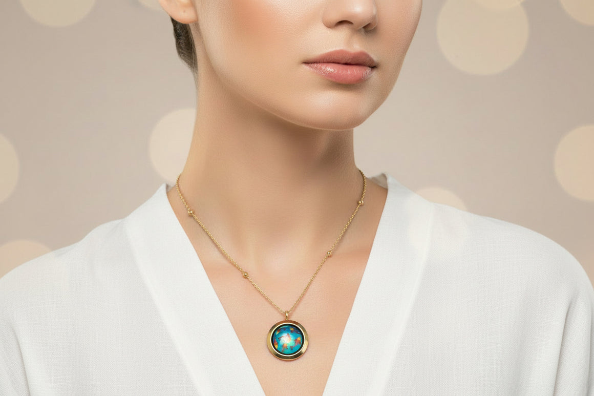 Koi 20" Chandelier Necklace by Jamie Barthel