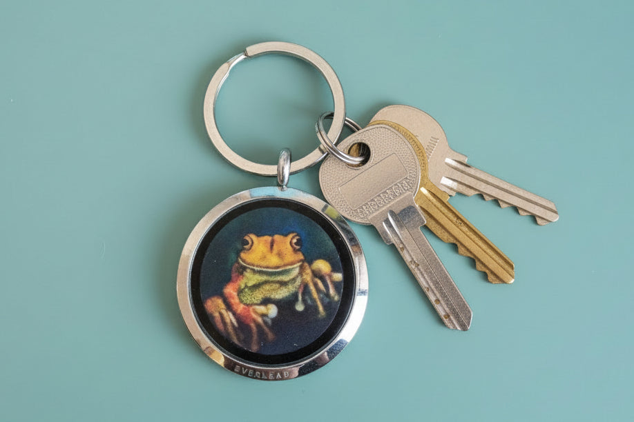 Tree Frog Chandelier Keychain by Jamie Barthel