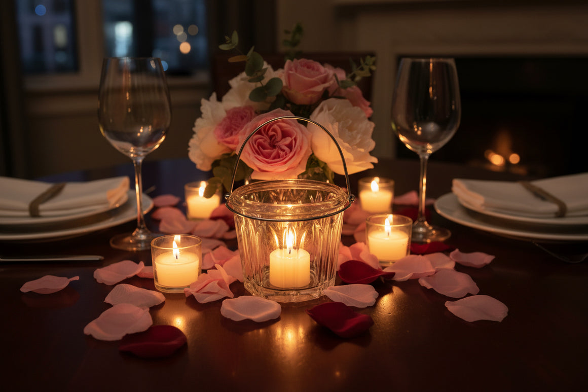 Metal and Glass Votive Holder/Hanger