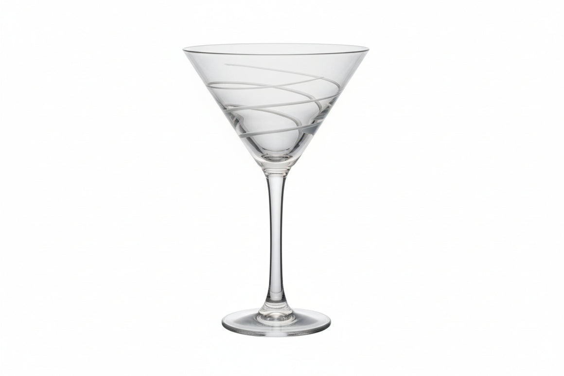 Rolf Glass 10 Ounce Swirl Martini Glass