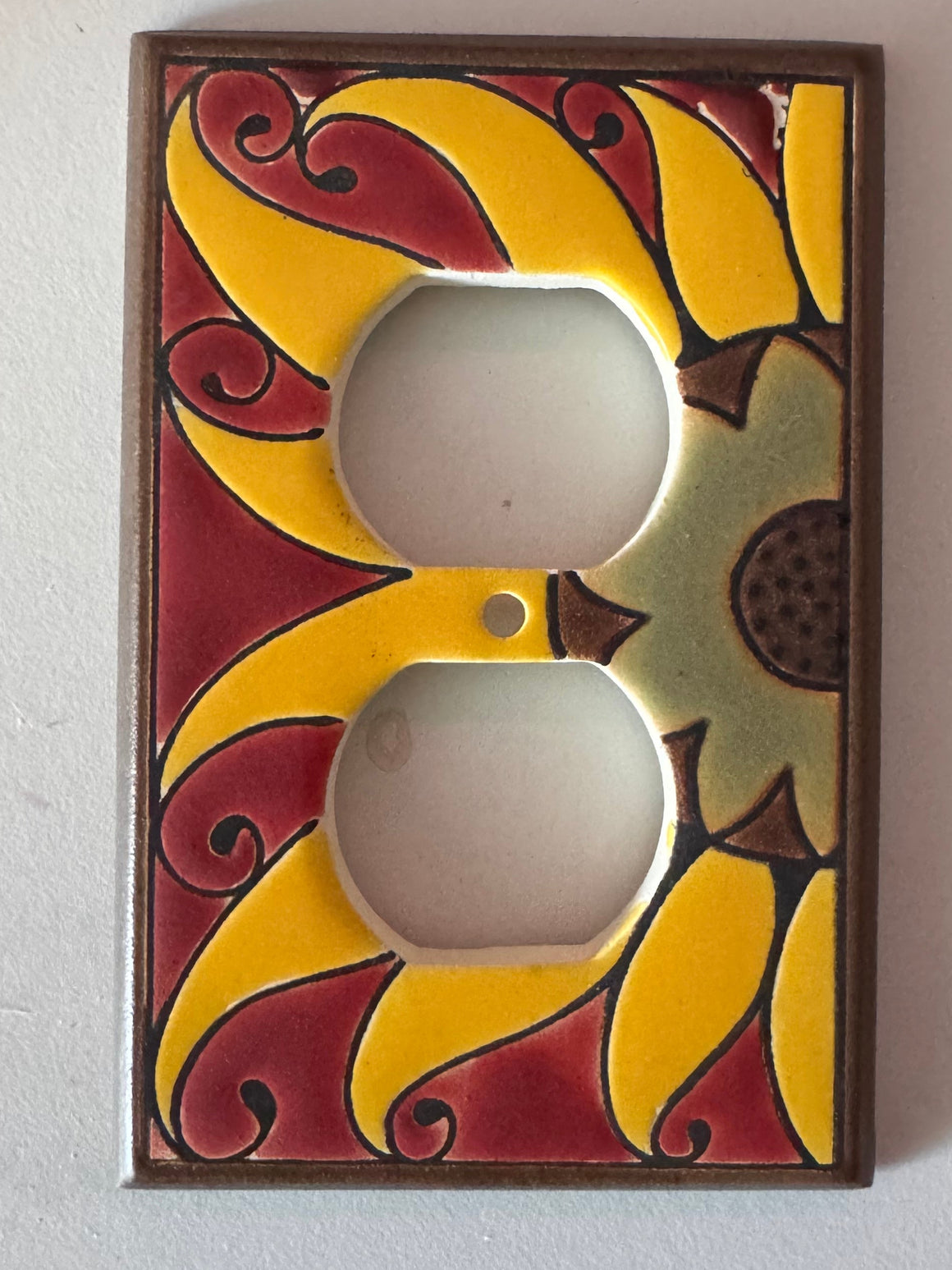 Mexican Sunflower Switch Plate