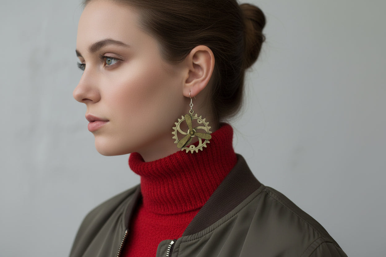 Propeller  Earrings