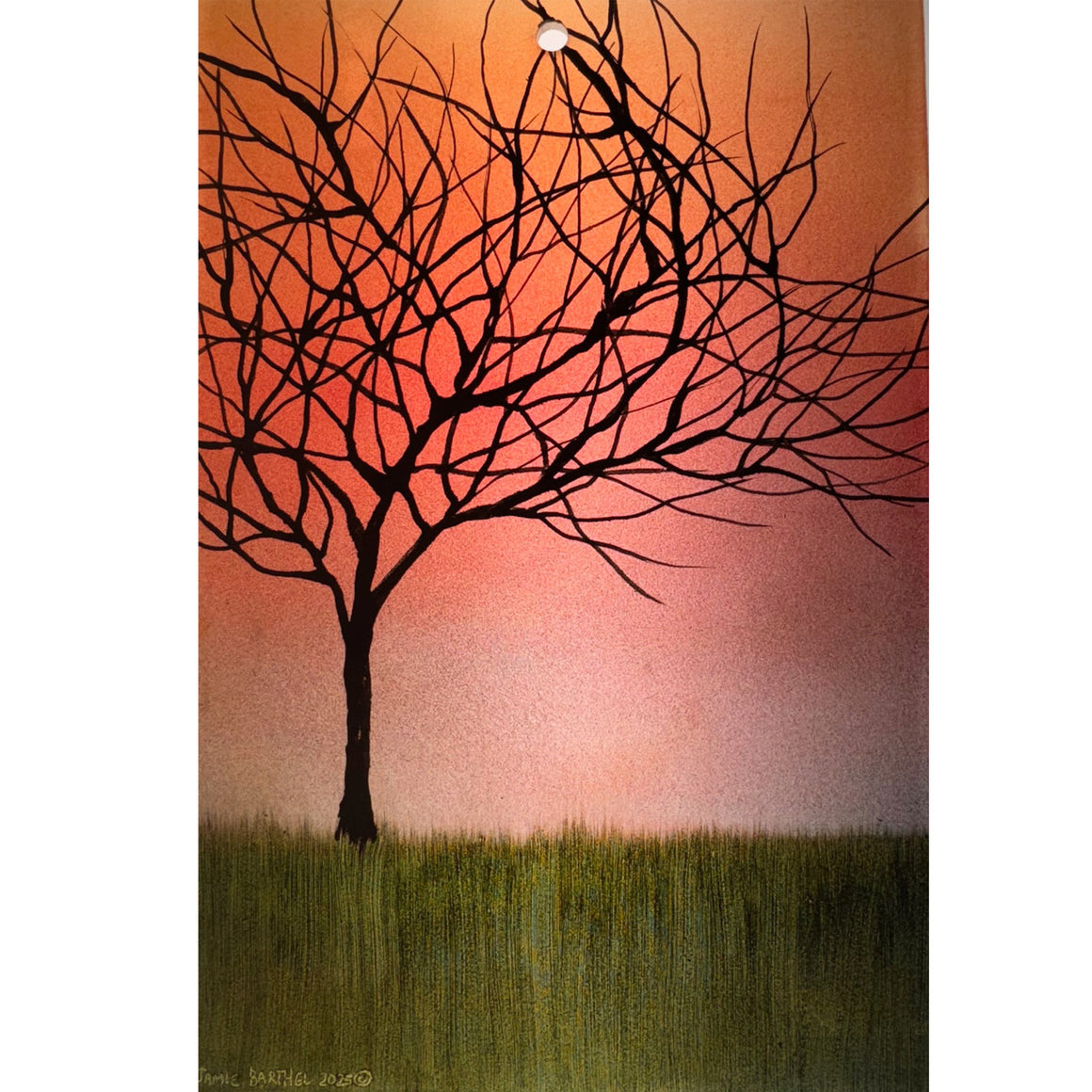 Big Tree 9" x 6" Window Hanging