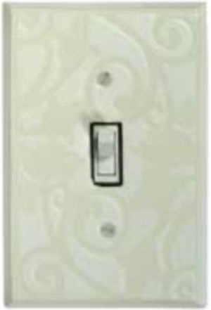 White on White Switch Plate