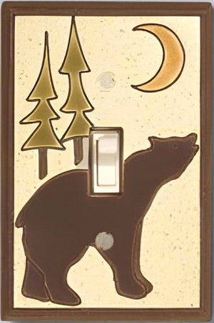 Brown Bear Switch Plate