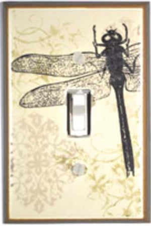 Dragonfly Collage Switch Plate