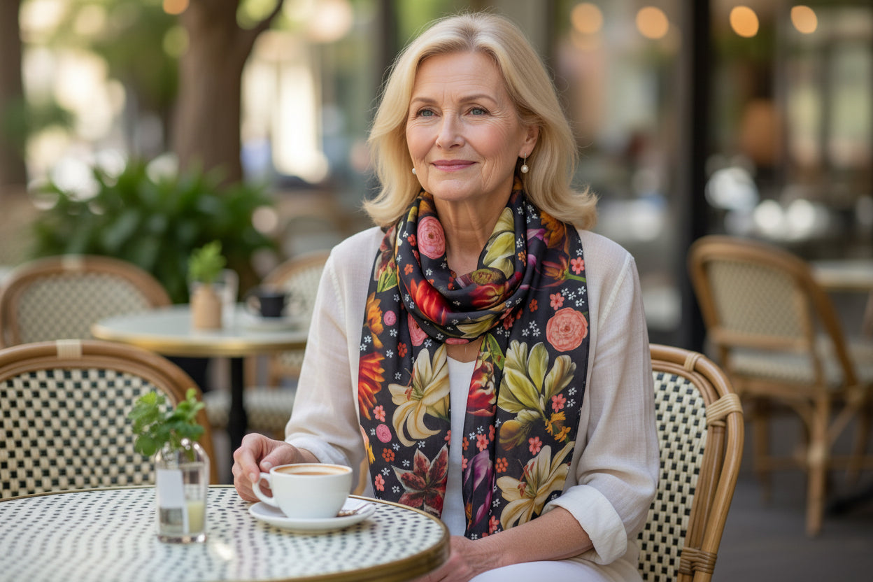 Flower Power Scarf by Jamie Barthel