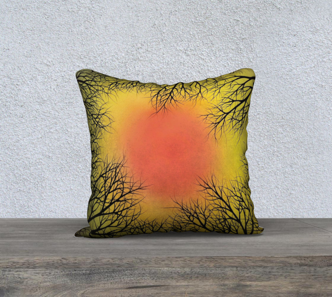 Treetops Pillow by Jamie Barthel