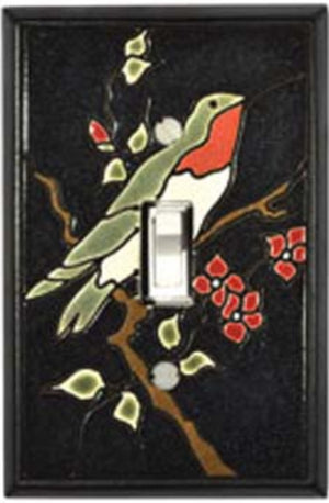 Ruby Hummingbird Switch Plate