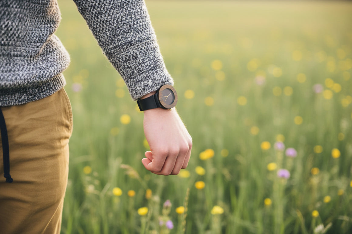 Analog Watch Company- The Carpenters Collection-Leather & Blackwood Watch
