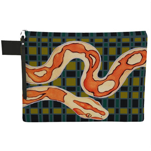 Checkers the Snake Zipper Carry All Bag
