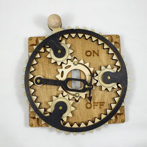 Steampunk Kinetic Switch Plates Circular Style
