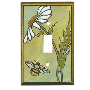 Daisy Bee Switch Plate
