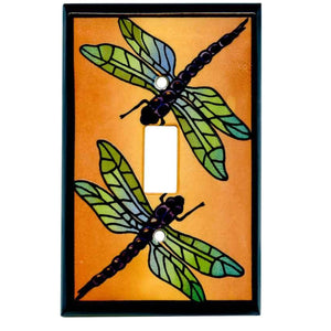 Dragonfly Multicolored Switch Plate