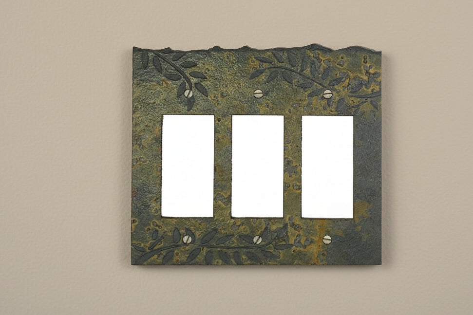 Fern Coppers Mine Stone Switch Plate