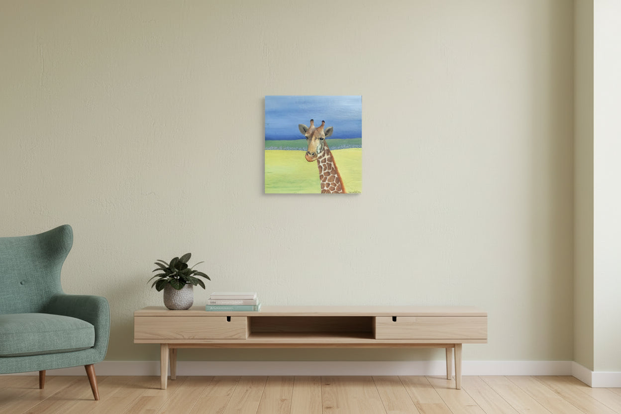Giraffe Acrylic Painting