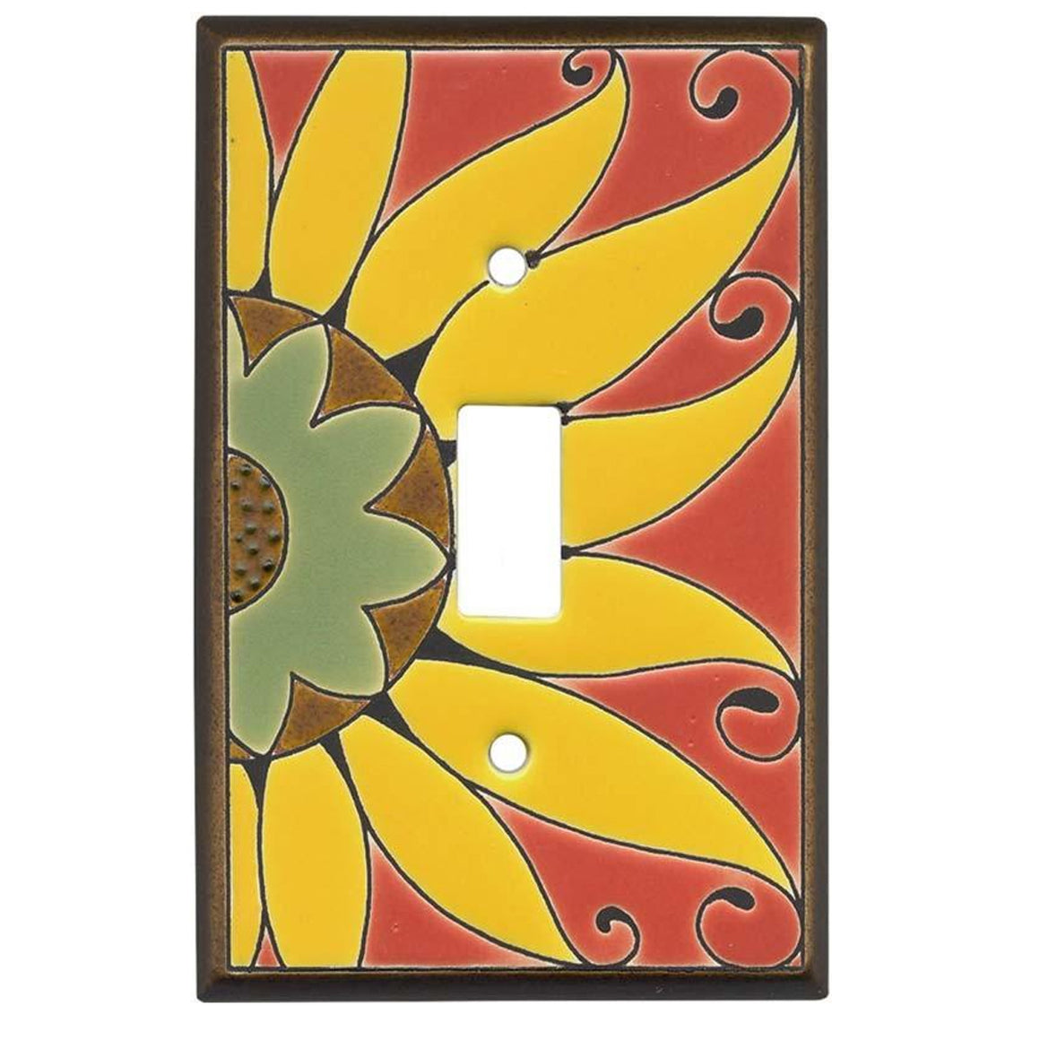 Mexican Sunflower Switch Plate