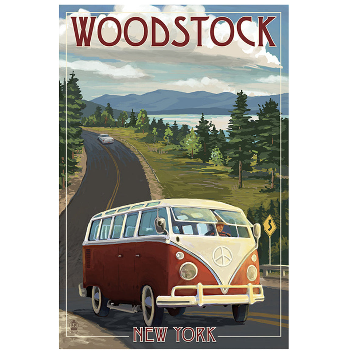 Woodstock RV Scene Giclee Print