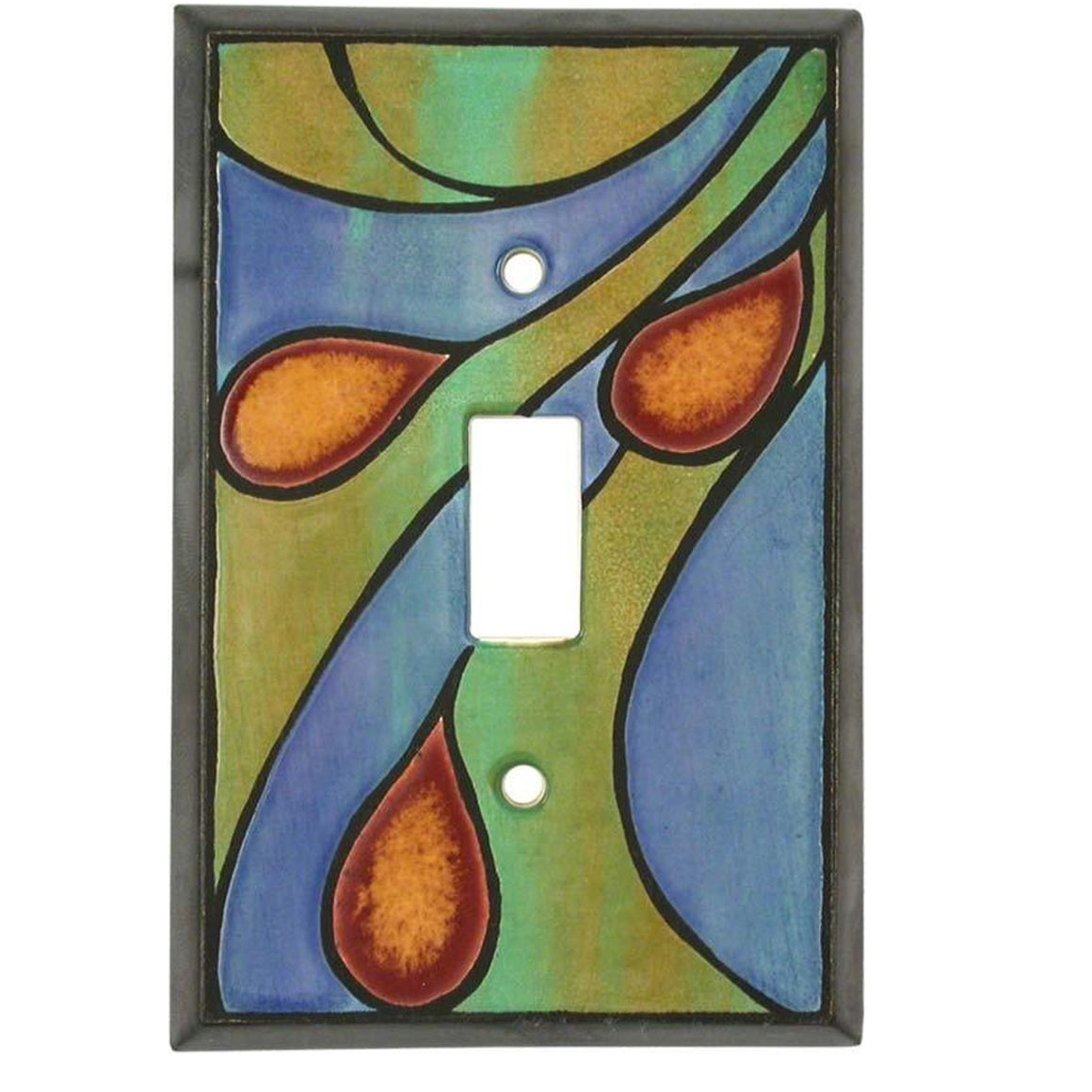 Peacock Switch Plate