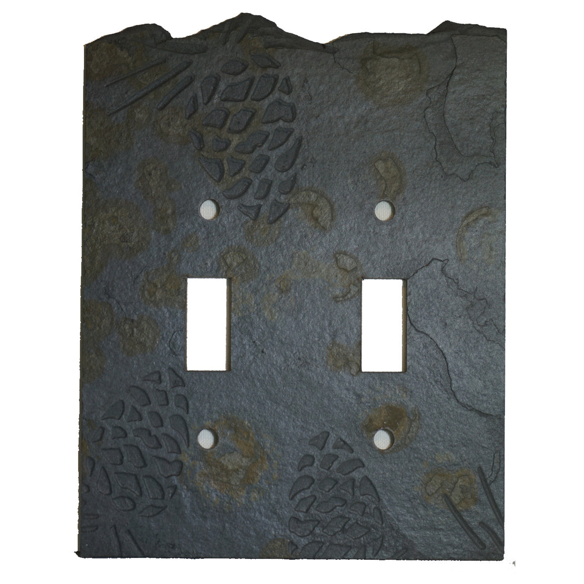 Pine Cone Coppers Mine Stone Switch Plate