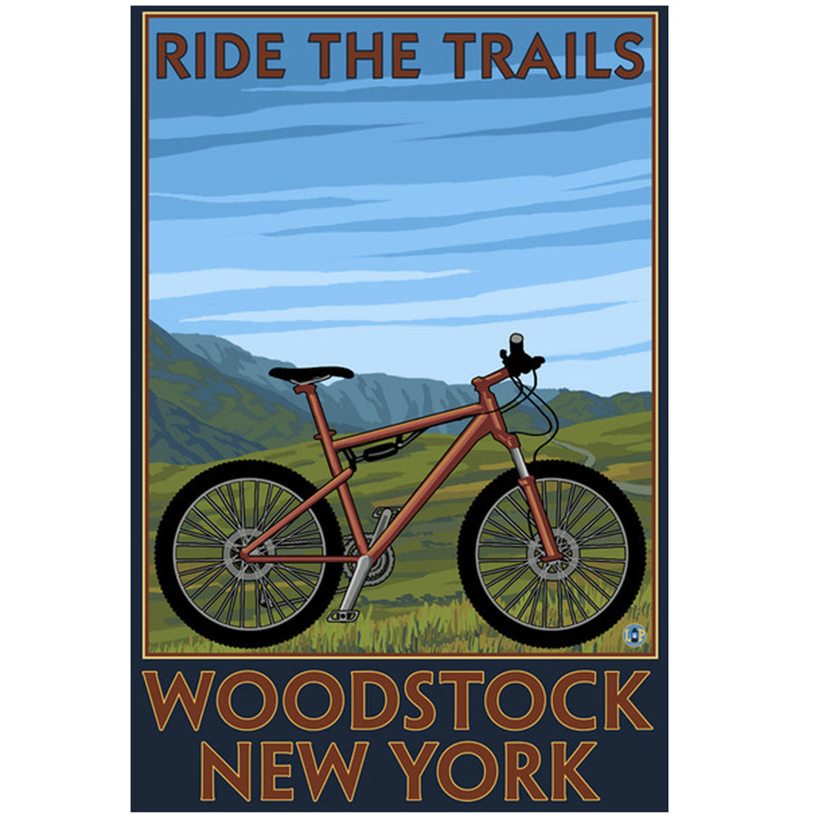 Woodstock Ride the Trails Giclee Print