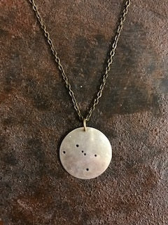 Handcrafted Cancer Constellation Necklace